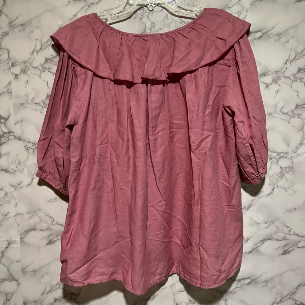 ba&sh Twiggy Cotton Ruffled Top - Picture 11 of 14